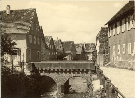 Ochsenbrücke Historische Aufnahme Ochsenbrücke