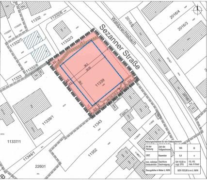 Plan Am ehemaligen Bahnübergang -Teilbereich- ehemalige Tankstelle Sézanner Straße