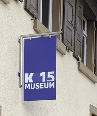 Schild K 15 Museum Schild K 15 Museum