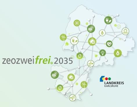 Grafik Karte zeozweifrei 2035 Grafik Karte zeozweifrei 2035