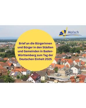 Blick über Malsch Blick über Malsch